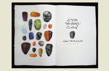 Outside page spread